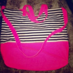 Victoria Secret neon bag