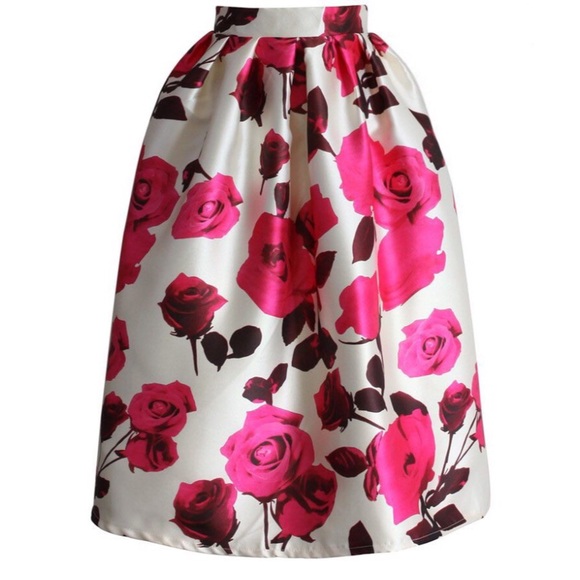 Lulus Dresses & Skirts - NWT Rose Petal Midi Skirt