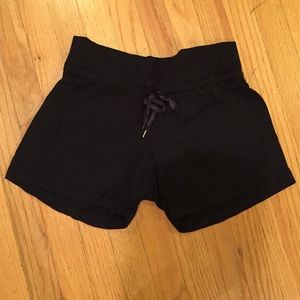 Black lululemon shorts