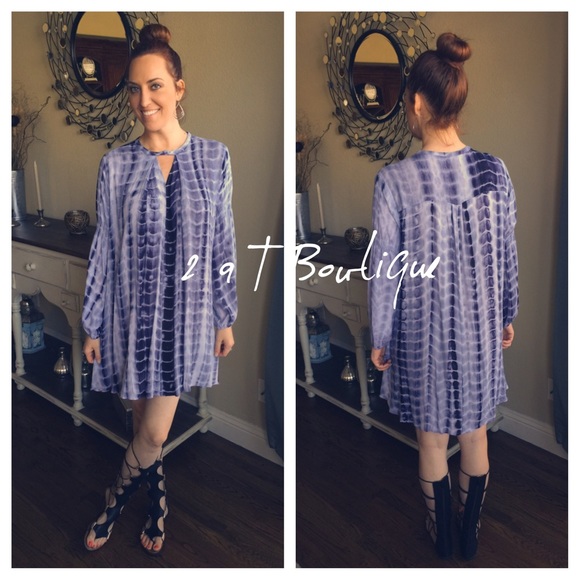 ❤️ LAST ONE!! Tie-dye key hole dress - Picture 2 of 2