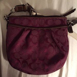 Coach cross body purse