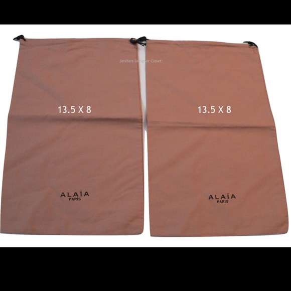 2 new AZZEDINE ALAIA dust bags shoes storage - Picture 1 of 1