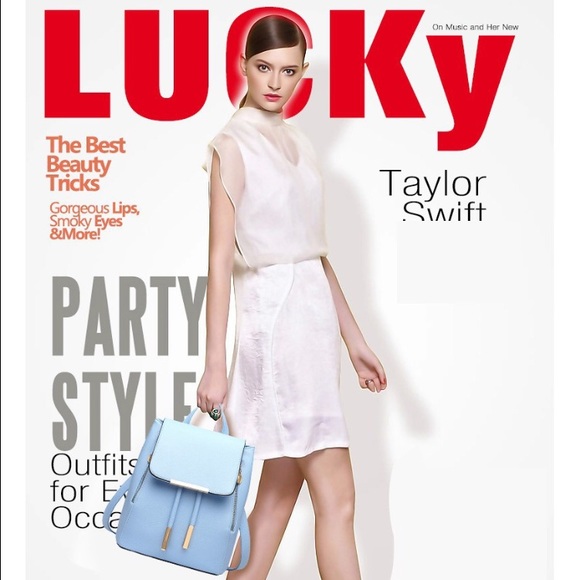 Baby Blue Bagpack - Picture 2 of 4