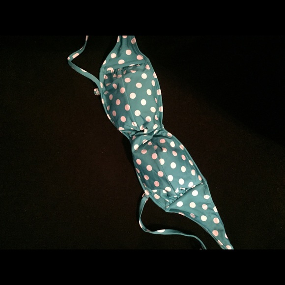 POLKA DOT BIKINI TOP // REMOVABLE STRAPS