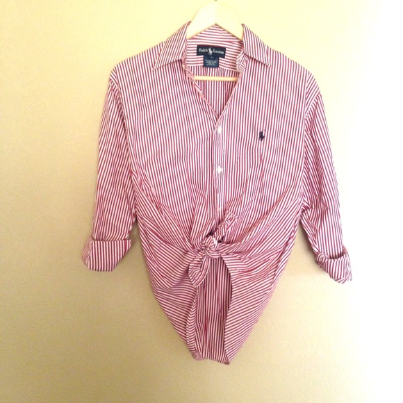 Ralph Lauren Tops - Ralph Lauren seersucker button-down
