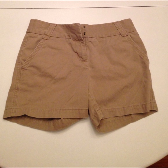 Khaki j crew chino short size 2