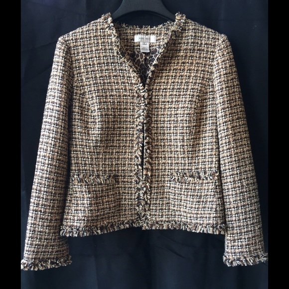 nine west tweed jacket