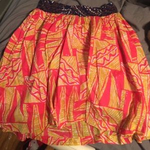 Cotton Anthro skirt
