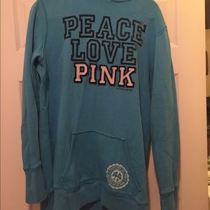 Pink VS hoodie size large