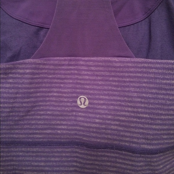 Lululemon purple workout racer back tank.