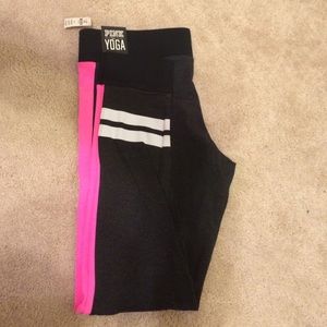 Pink campus leggings