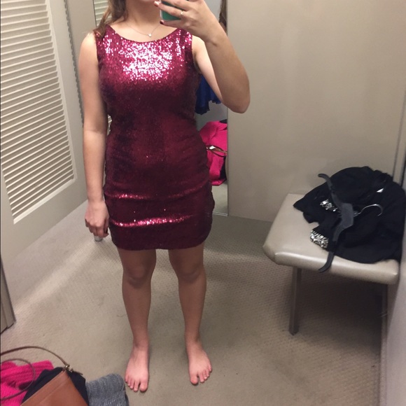 Reddish Maroon dress