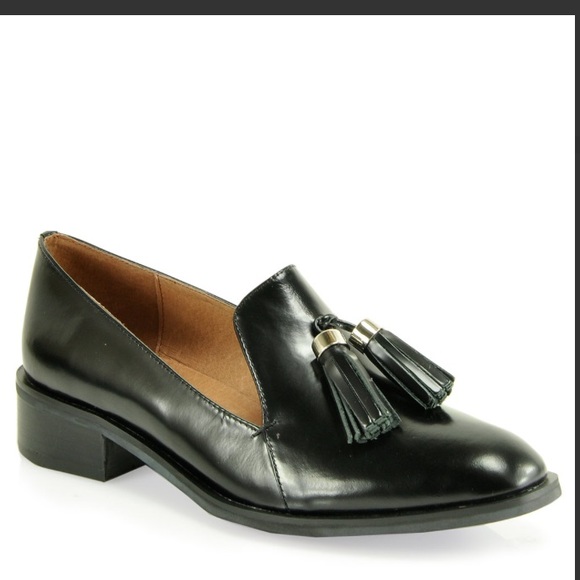 Jeffrey Campbell black loafers