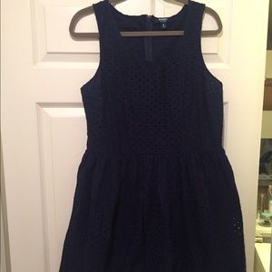 Old Navy blue knee length tank dress