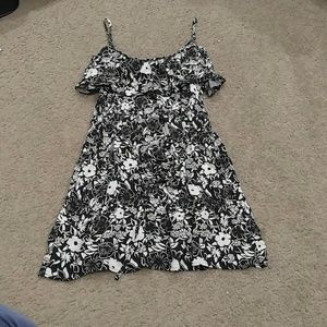 Hollister Floral print top/dress with tie string