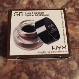 Nyx gel liner& smudger eyeliner dark brown 0.11 oz