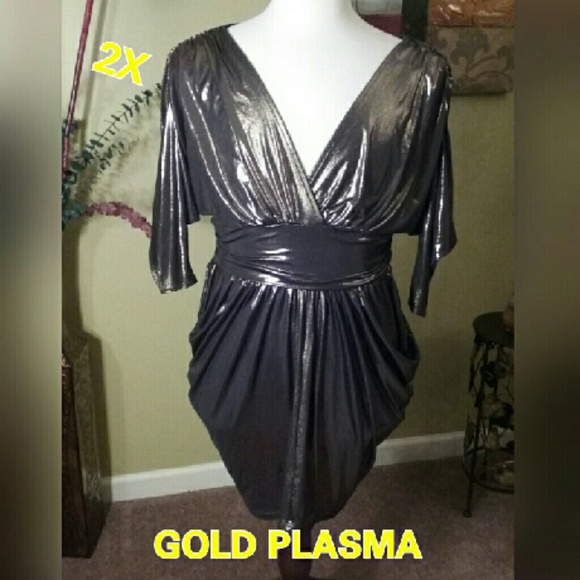 Metallic Gold Dress