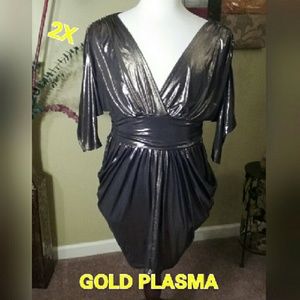 Metallic Gold Dress