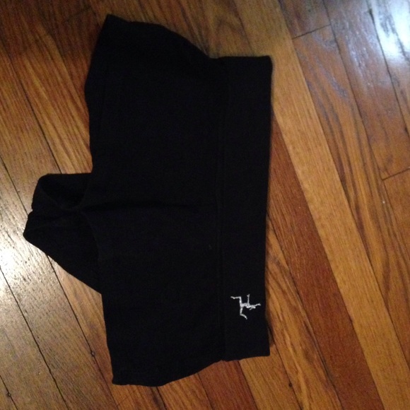 Black dance shorts
