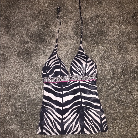 Zebra Tankini Top