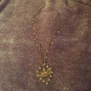 Betsey Johnson Crown Necklace