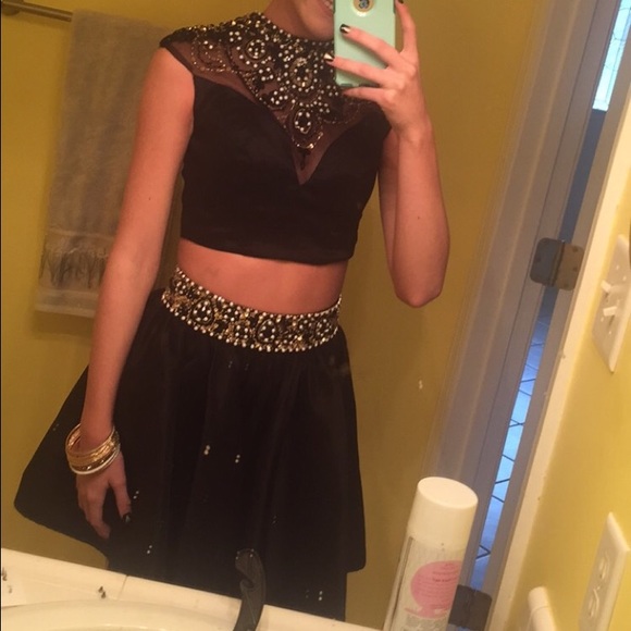 Black Homecoming Dress (rachel allan)
