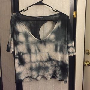 Tie dye skull back
