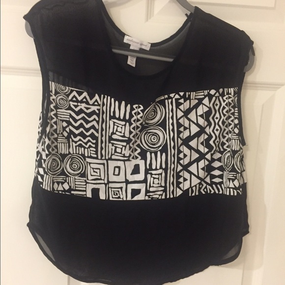 Ambiance apparel sheer top