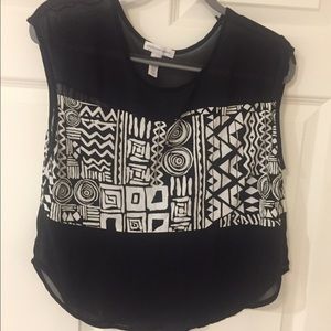 Ambiance apparel sheer top