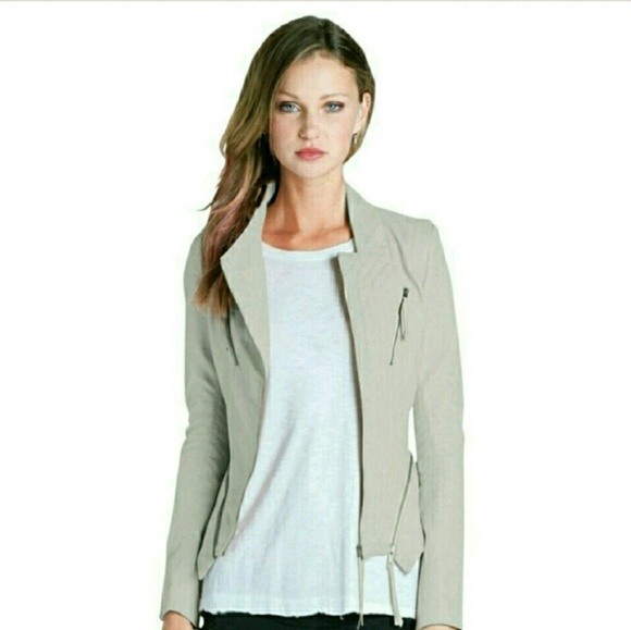 Nude Leather Jacket