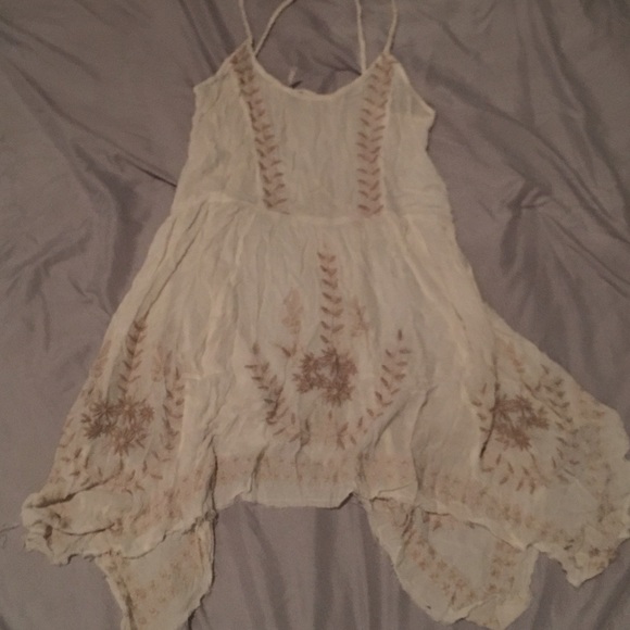 Free People Dresses & Skirts - Free people dress embroidered asymmetrical