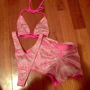 Sexy pink & platinum 3piece never worn