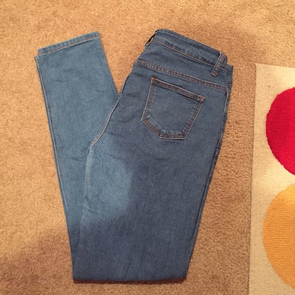 Medium Wash Skinny Jeans