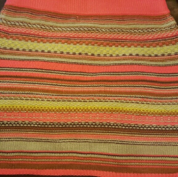 Sweater mini skirt