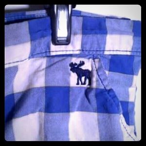 Abercrombie and Fitch checker shorts