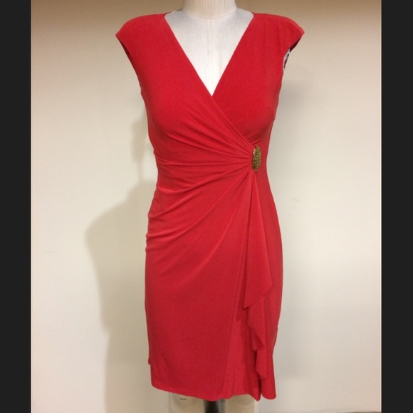 Red Wrap Dress