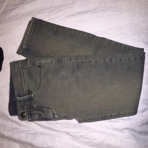 hunter green FP jeans