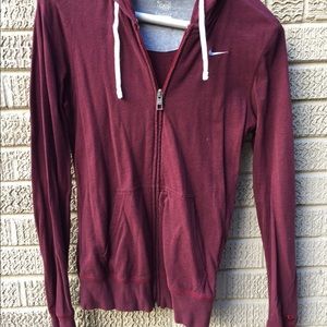 Nike maroon jacket EUC