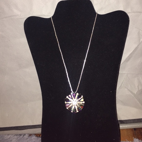 Jewelry - Sterling Silver Broach Necklace