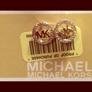 MK Gold Earrings