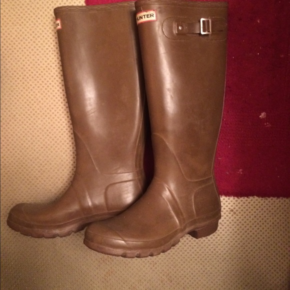 Brown Hunter Boots.