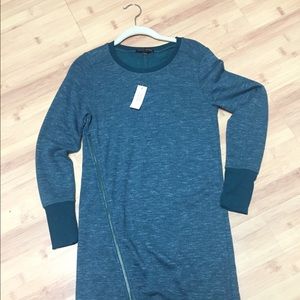 Banana republic Teal sweatshirt dress