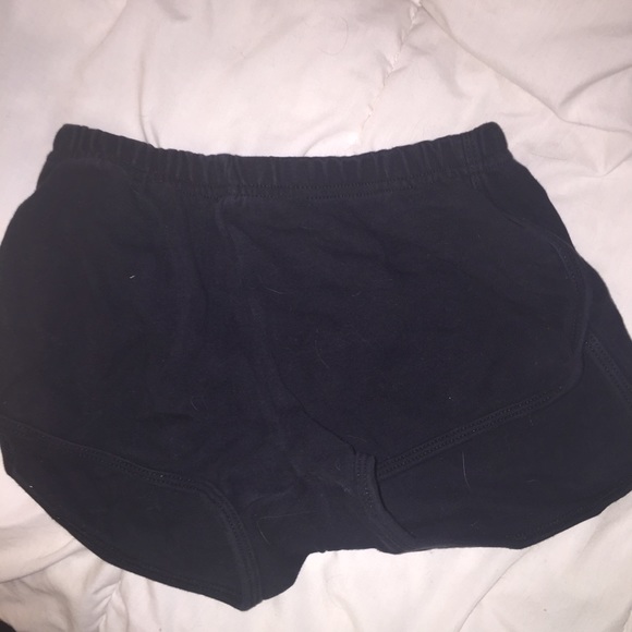 american apparel black booty shorts