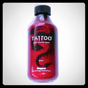 *SUPRE TATTOO  HOT  Dark tanning serum*