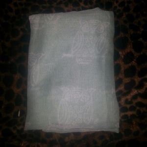 Mint Owl Infinity Scarf