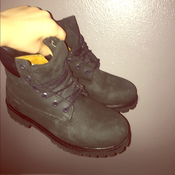 Black Timberland Boots