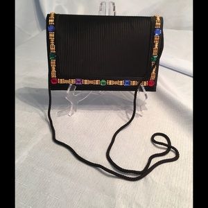 Velvet Jeweled Evening Bag