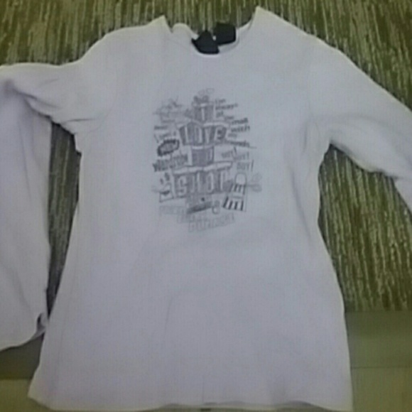 Purple long sleeve little girls shirt