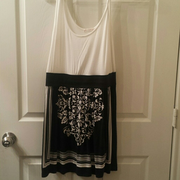 Black and white dress