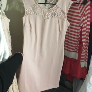 Body con dress (nude/light pink)